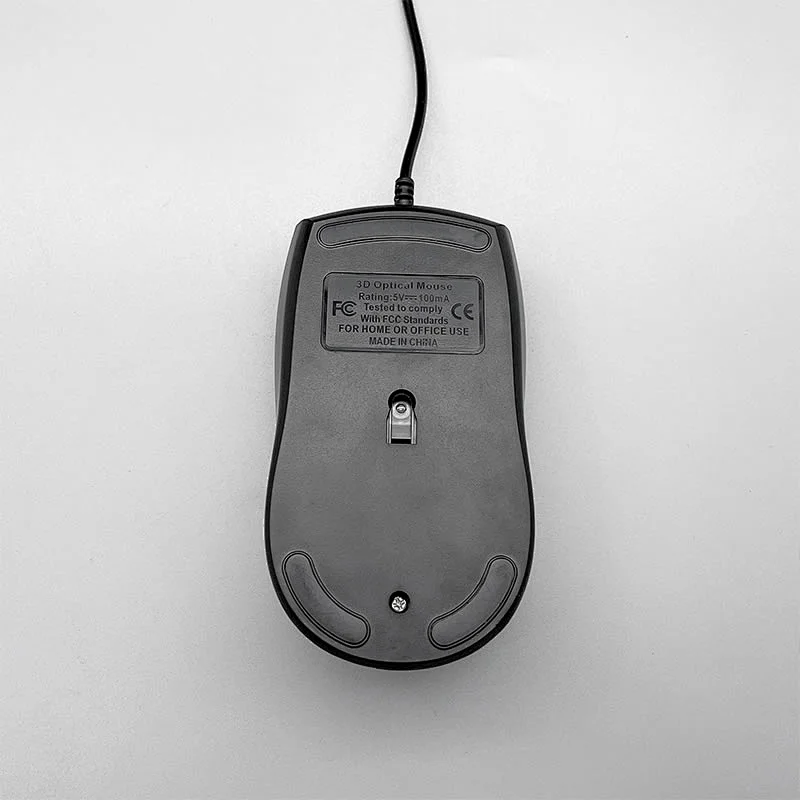 Hot Selling Basic Office Mouse 4D Wired USB Optical Mouse PC Computer Mice Ergonomic Mouse for Laptop Desktop M-018X