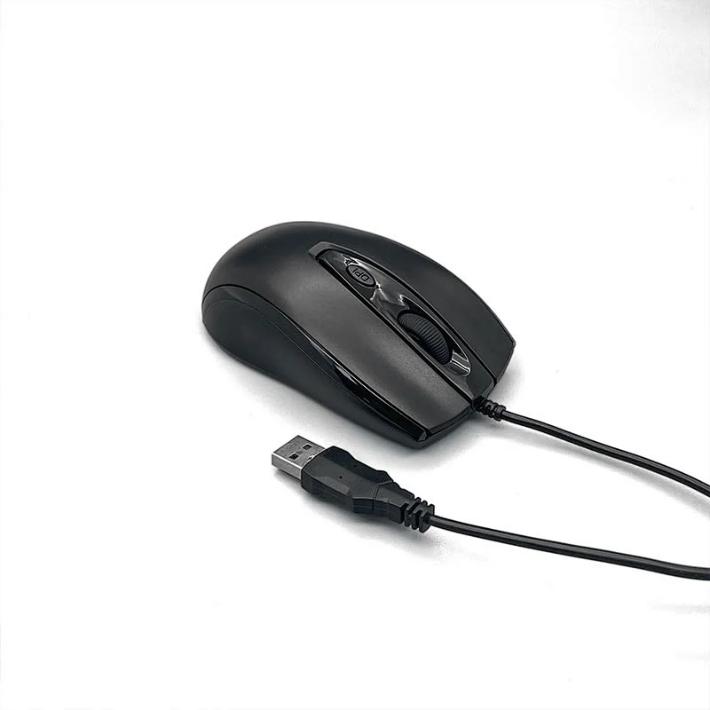 Hot Selling Basic Office Mouse 4D Wired USB Optical Mouse PC Computer Mice Ergonomic Mouse for Laptop Desktop M-018X